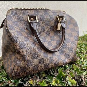 Louis Vuitton Speedy 25 Damien Ebene vintage